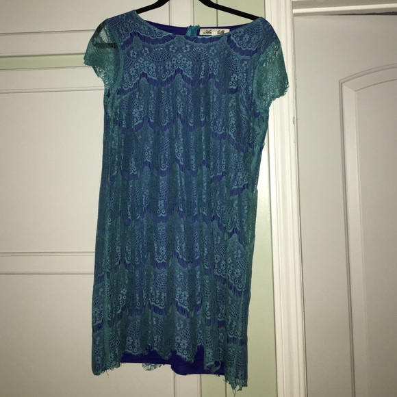 Blue dress