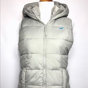 Super Soft heavy weight Hollister hooded vest