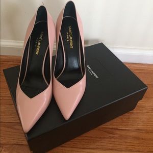 Blush Saint Laurent Heels