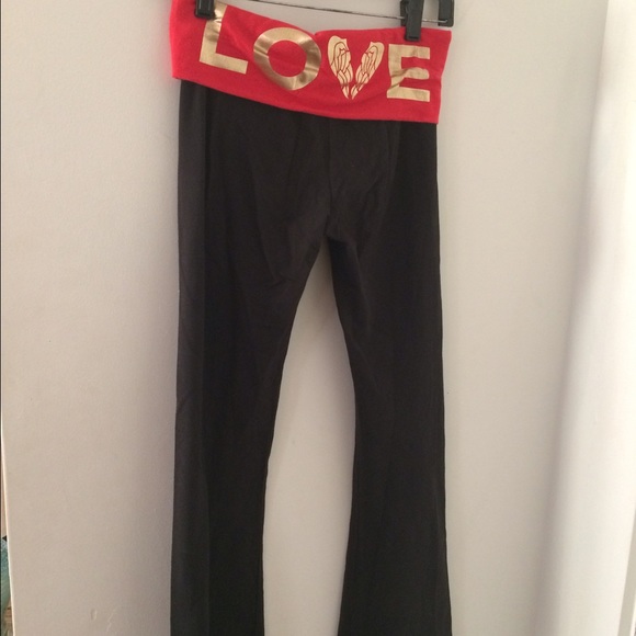 Victoria Secret boot cut yoga pants, size: S
