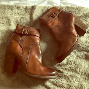 Size 7 Cognac Frye Booties