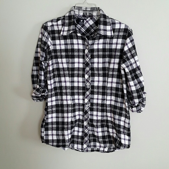 Plaid button up shirt