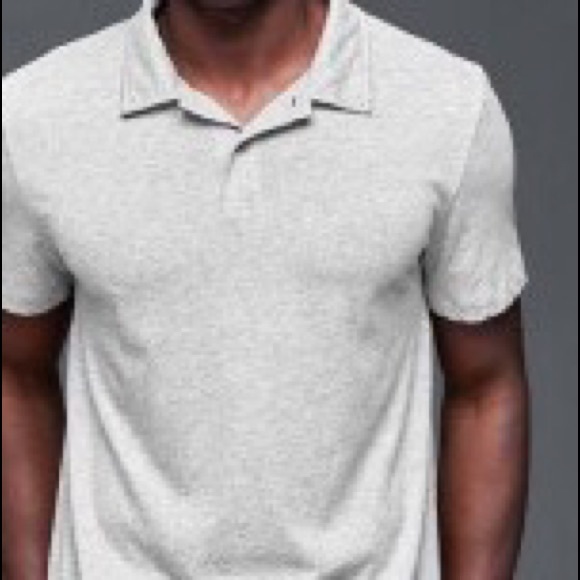 2 NWT Gap Vintage Wash Polo Small Gray &Blue - Picture 1 of 2