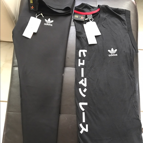 Adidas leggings and shirt