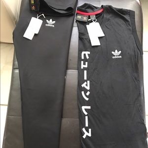 Adidas leggings and shirt