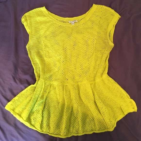 Mesh peplum