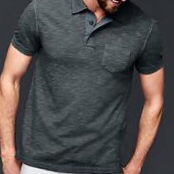 GAP sub jersey polo Gray. NWT. Small - Picture 1 of 2