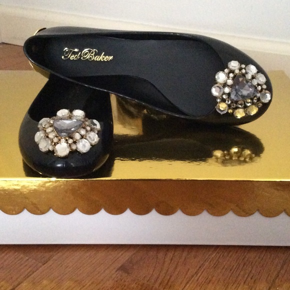 Ted Baker Shoes - Ted Baker Embellished Ballet Flats