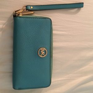 Light blue Michael Kors wallet
