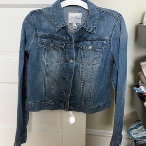 Size small Jessica Simpson cropped jean jacket