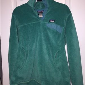 Patagonia retool pullover (teal)