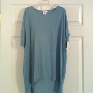 LuLaRoe XXS Irma Light Heather Blue NWT