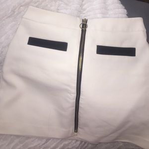 EXPRESS high waist zip up skirt.