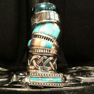 Mixture of new ,real metals...rings