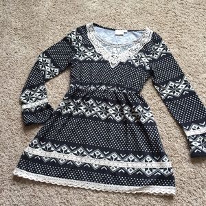 Modcloth sweater dress, size large