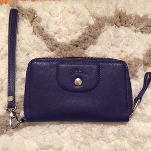 Longchamp Le Pliage Cuir wallet