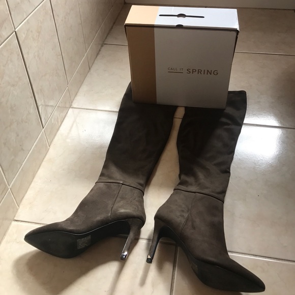 Call it spring knee high heel boots - Picture 1 of 4