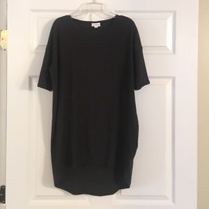 LuLaRoe XXS Irma Dark Grey. NWOT.