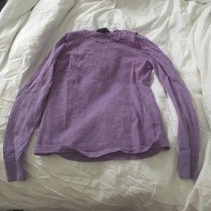 Extra fine merino lavender sweater