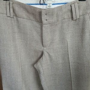 Lined wool trousers