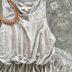 Ann Taylor Loft Gray Dress