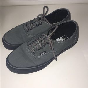 Black and Grey classic Vans WOMENS