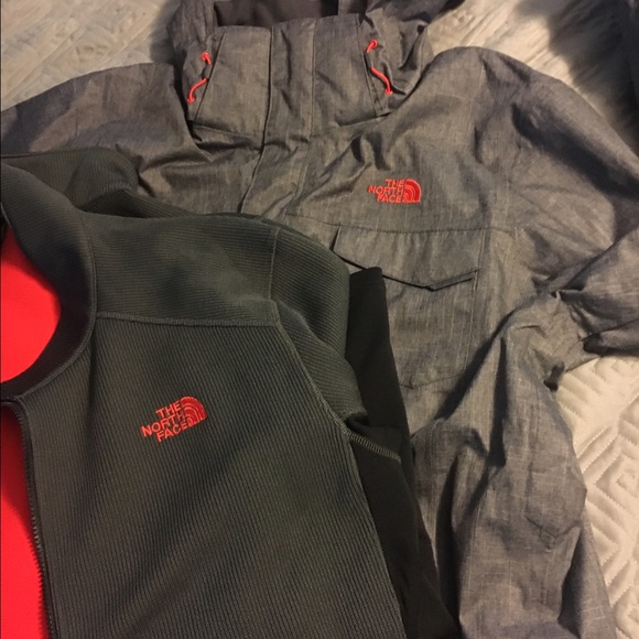 Men's 2xl north face winter jacket w/jacket inside
