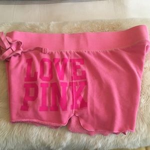 PINK Drawstring Shorts