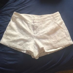 White Shorts
