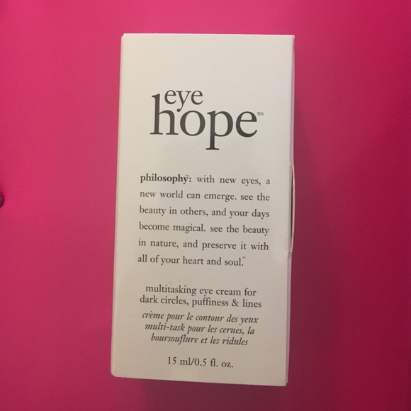 Philosophy eye hope new in box!