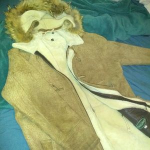 Overland leather jacket size 46