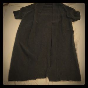 Short sleeve cashmere cardigan