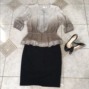 ✨RESERVED✨ Sheer Sparkling Blouse