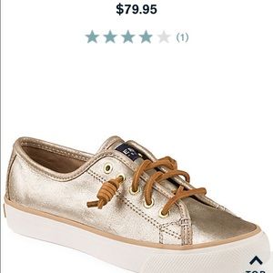 Sperry seacoast Metallic Sneaker size 7