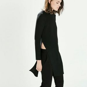 Zara 'Donna' side slit shirt