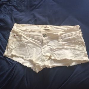 White Denim Shorts