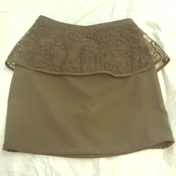 Peplum skirt WORN ONCE