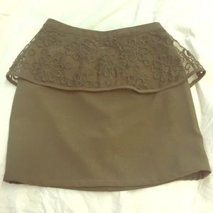 Peplum skirt WORN ONCE