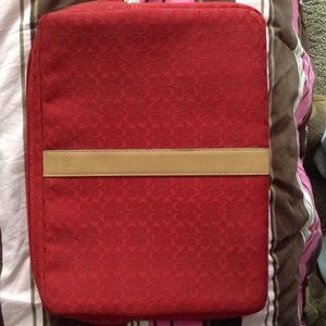 Coach laptop case