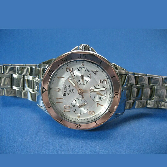 NWT Bulova Marine Star two tone watch