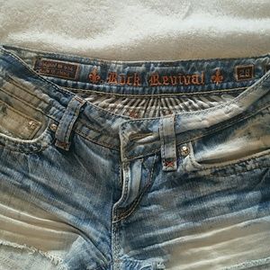 Rock Revival cutoff shorts