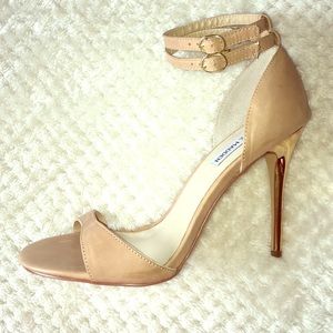 Nude And Gold Heels