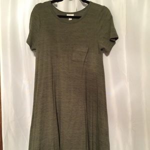 Hunter green Carly Dress