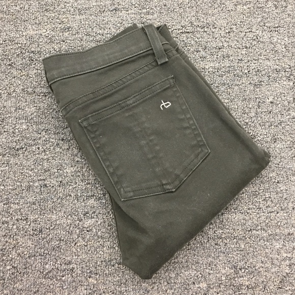 Rag & Bone army green leggings