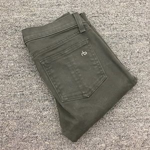 Rag & Bone army green leggings