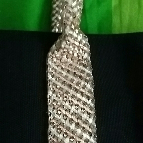 Woven handle three pocket file folio tote - Picture 4 of 4