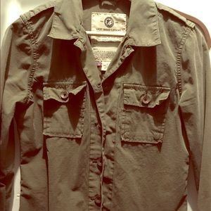 Super Cute Military Inspired Button Down