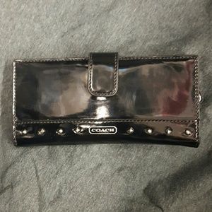 Black coach wallet