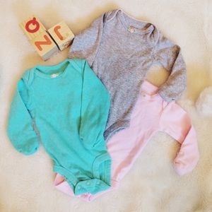 Set of Long Sleeve Onesies