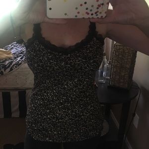Animal print tank from WHBM